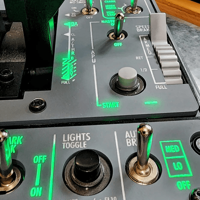 HOTAS Warthog Custom Faceplate